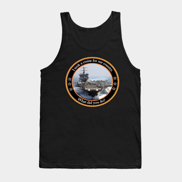 What did you do for your country? Tank Top by Airdale Navy